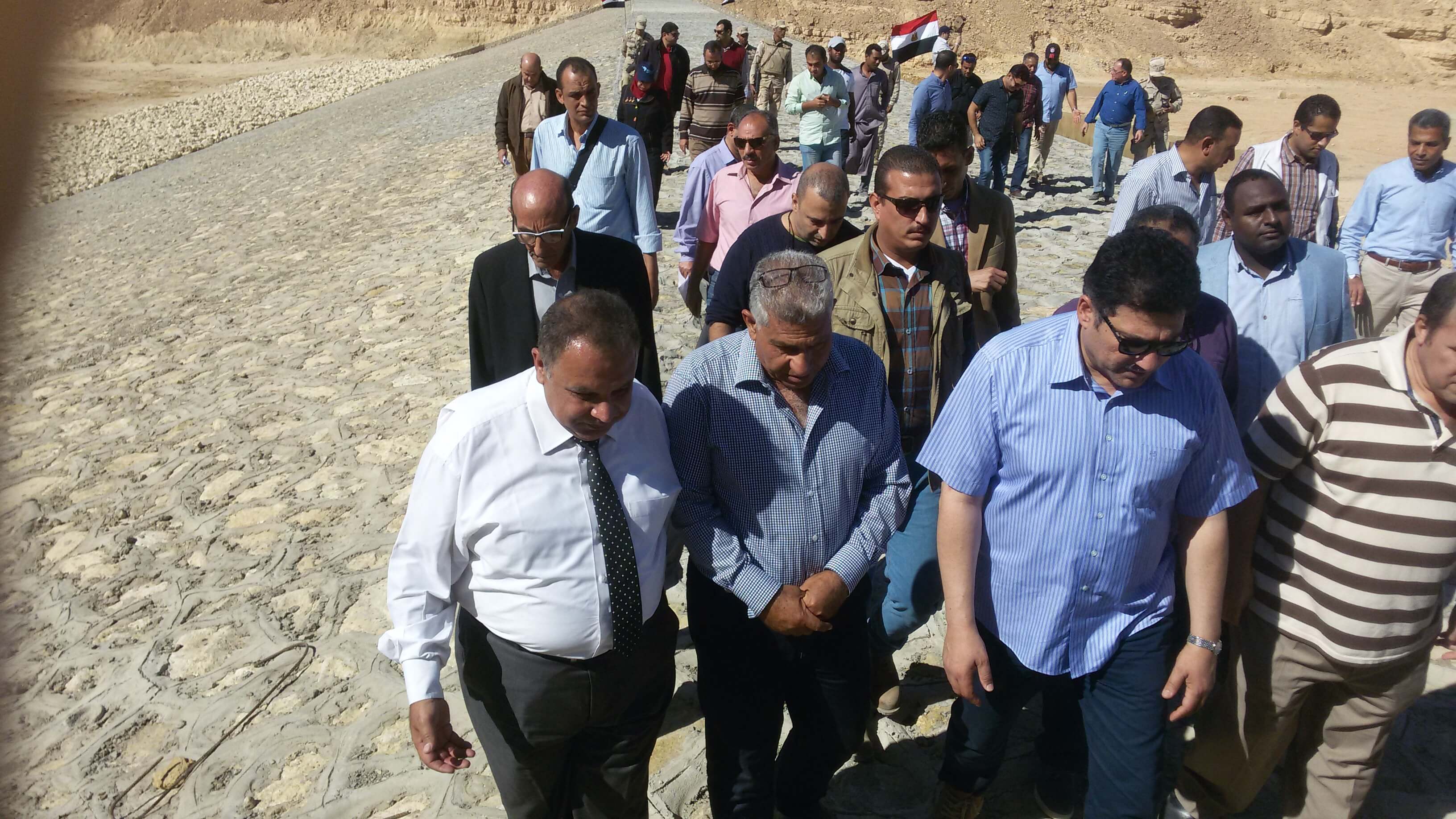 Heraa constructions Dams and lakes in Wadi Watir Complex project